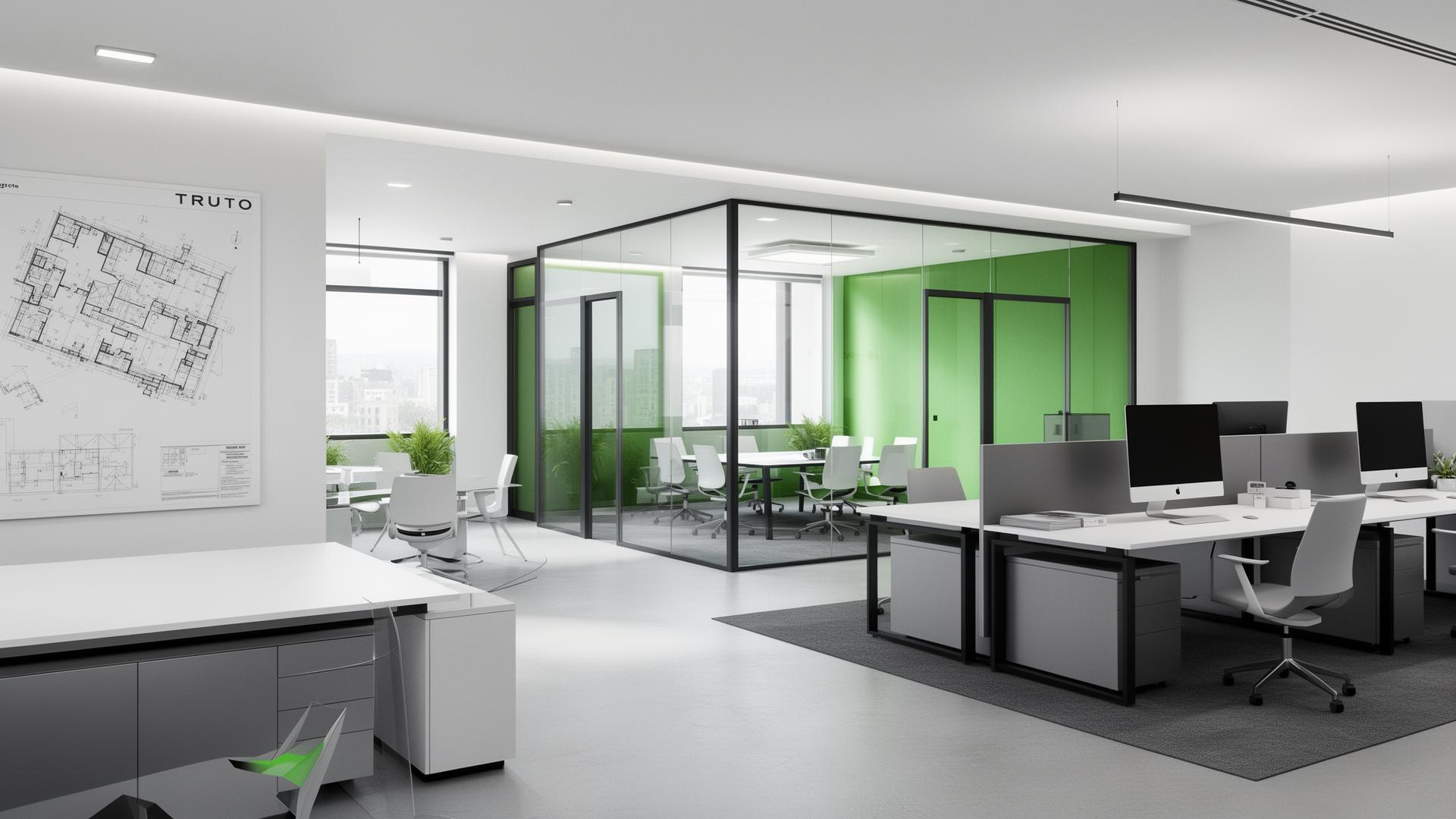 Open space moderne TRUTO inspiré de l’architecture et de la technologie